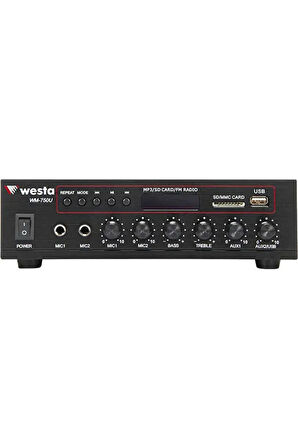 WM-750U 80 Watt Usb/sd 100 Volt Hat Trafolu Amfi