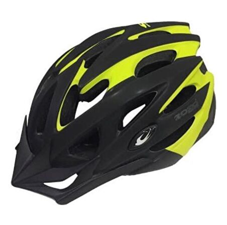 Zozo MV29 Işıklı Kask Siyah/Lime M