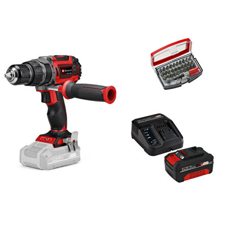 Einhell Tp-Cd 18/60 Li-I Bl Solo +1 x 4 Ah Akü ve 32 Parça Bits Uç Seti