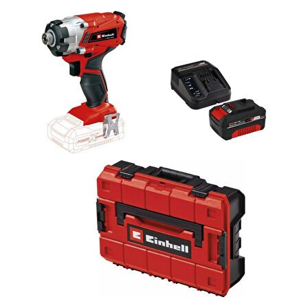 Einhell TE-CI 18/1 Li - Solo Torklu Darbeli Matkap + 1 x 4 Ah Starter Kit Akü (Çanta Dahil)
