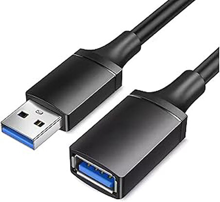 Jasoz 1 Metre Dişi-Erkek USB Uzatma Kablosu, Yazıcı, Harddisk, Veri Aktarım, Şarj Uzatma Kablosu