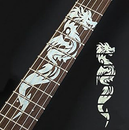 LongMoon 17A61 Klavye Süsü Fretboard Sticker Klavye Yapışmalı