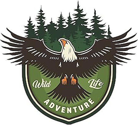 Quart Aksesuar Adventure Camping Off Road Sticker Kartal Eagle Sticker 11 x 10 cm