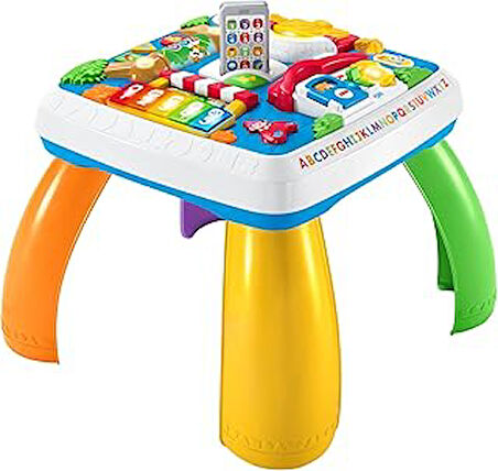 Fisher Price Eğlen & Öğren Yaşa Göre Gelişim, Eğitici Köpekçiğin Aktivite Masası , Ayakta Durmaya Teşvik Eder, Işıklı, Sesli Oyunlar DRH44