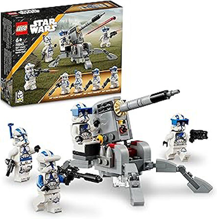 LEGO® Star Wars 501. Klon Trooperlar Paketi 75345-6 Yaş ve Üzeri Çocuklar için Oyuncak Yapım Seti