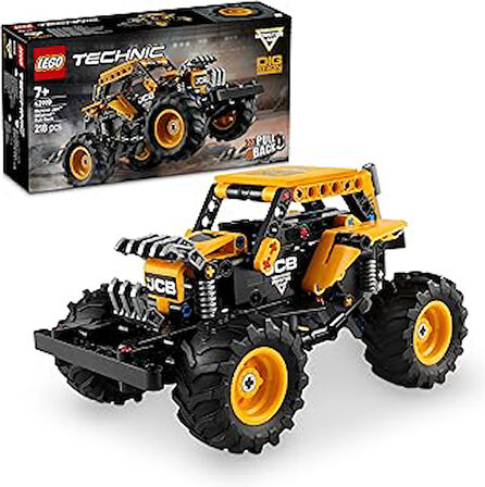 Technic Jam DIGatron Çek–Bırak Oyuncak Kamyon – Yaratıcı Oyunları Seven 7 Yaş ve Üzeri Erkek ve Kız Çocukları için Araç Yapım Seti, Hediye Fikri 42199