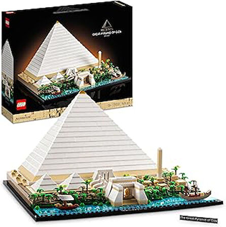 LEGO® Architecture Mimari Simgeler Koleksiyonu: Keops Piramidi 21058 - Yetişkinler için Koleksiyonluk Model Yapım Seti