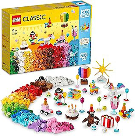 LEGO® Classic Yaratıcı Parti Kutusu 11029-5 Yaş ve Üzeri Çocuklar için Ailece Yapıp Oynanabilecek Yaratıcı Oyuncak Yapım Seti