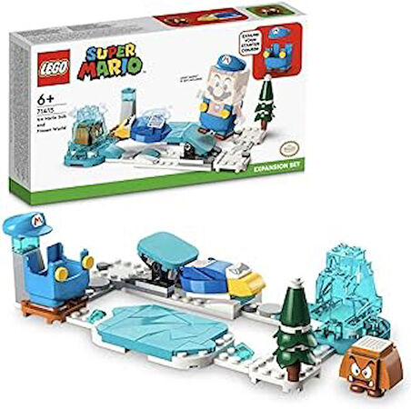 LEGO® Super Mario™ Ice Mario Kostümü ve Donmuş Dünya Ek Macera Seti 71415-6 Yaş ve Üzeri Çocuklar için Yaratıcı Oyuncak Yapım Seti