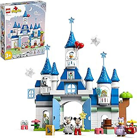 LEGO® DUPLO® | 3’ü 1 Arada Sihirli Şato 10998-3 Yaş ve Üzeri Çocuklar için Hayal Gücüne Dayalı Oyunlar Sunan Yaratıcı Oyuncak Yapım Seti