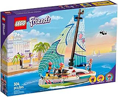 LEGO® Friends Stephanie’nin Yelkenli Macerası 41716-7 Yaş ve Üzeri Çocuklar için Oyuncak Yapım Seti