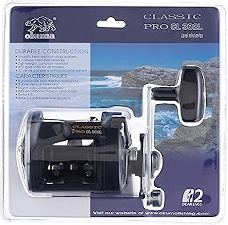 Okuma balık tutma CL-302l-CL Classic Pro Grafit çekin Reel mengene Pack