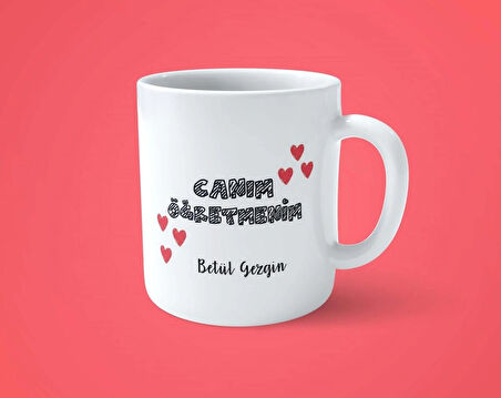 Kişiye Özel Canım Öğretmen Baskılı Kupa