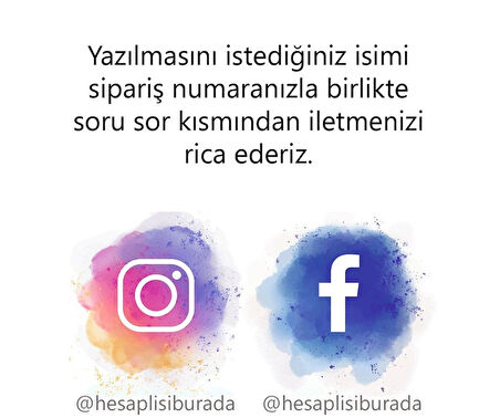 Yeni Yıla Özel D Harfli Isimli Basılı T Kulplu Latte Kupa