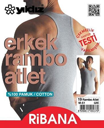 Yıldız 19 Rambo Spor Atlet Gri