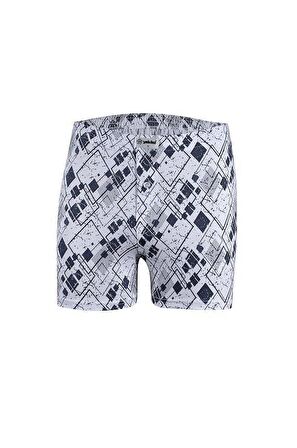 Yıldız 35 Battal Emprime Penye Desenli Erkek Boxer