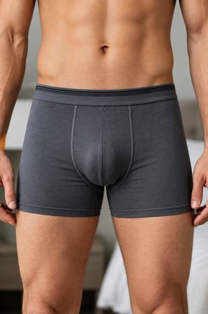Yıldız 369 Erkek Premium Pamuklu Likralı Esnek Rahat Füme Boxer