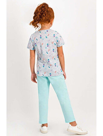 Roly Poly 1743 Kısa Kol Kız Çocuk Pijama Takımı