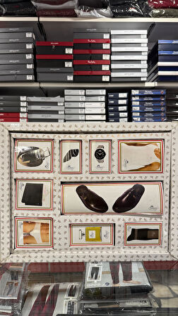 İmaj 03017 Lüks Damatlık 11 Parça Çeyiz Gömlek Pijama Saat Set