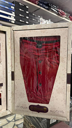 Effort 01 Lüks Damatlık 11 Parça Çeyiz Gömlek Pijama Çamaşır Saat Set