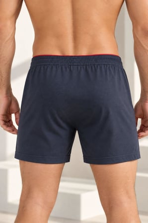 Gd Goldoremi Premium Erkek %100 Pamuklu Likralı Terletmez Rahat Bol Kalıp Düğmeli Boxer