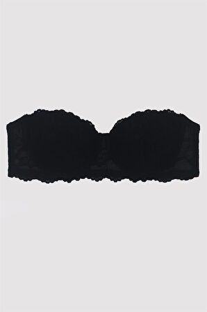 Pierre Cardin 6202 Balenli Desteksiz Straplez Dantelli Tek Sütyen