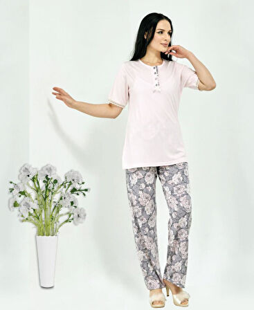 HF Club 3101 Kadın Kısa Kol Pijama Takımı