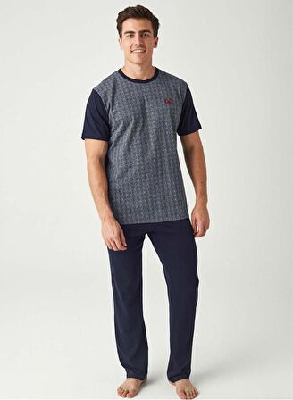 3424 Erkek Kısa Kol Pijama Takım