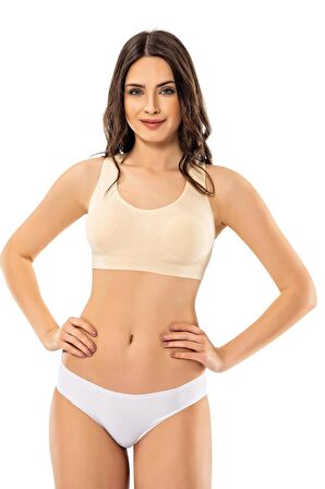 Modinn 1215 Kadın Pedli Kalın Askılı Büstiyer