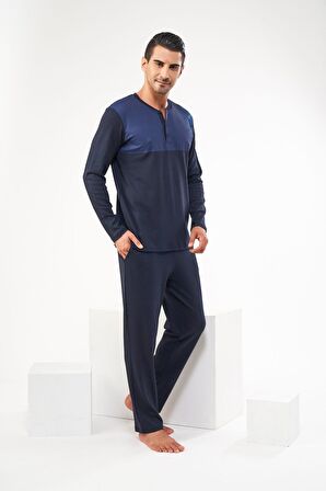 Pjs 22601 Erkek  Uzun Kol Pijama Takımı