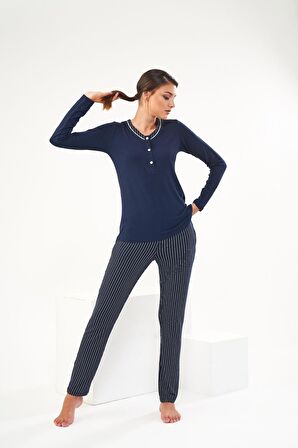 Pjs 22430 Kadın Patlı Pijama Takım