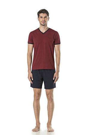 Pierre Cardin 5595 Erkek Çeyizlik Triko Ropdöşambır Pijama 5'li Set Takım