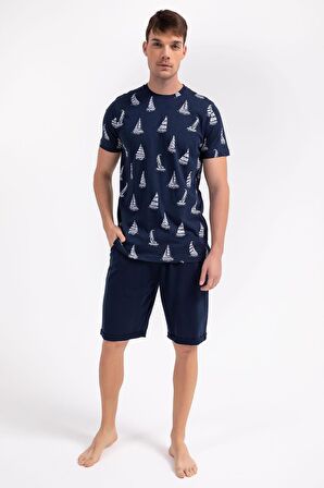Arnetta 1993 Sailor Lacivert Erkek Bermuda Takım