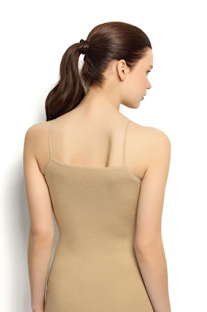 Gd Goldoremi Kadın Pamuklu Rahat Terletmez İp Askılı Atlet