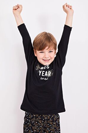 Arnetta 2302 Best Year Energy Erkek Çocuk Uzun Kol Pijama Takım