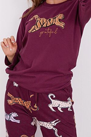 Arnetta 2169 Grateful Kadın Uzun Kol Pijama Takım
