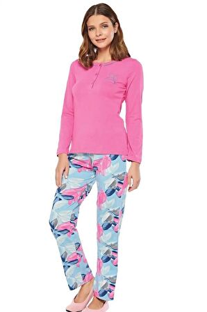 Alperi 79-466 Kadın Uzun Kol Pijama Takım