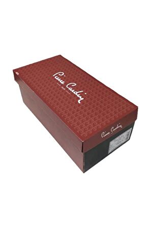 Pierre Cardin 291 Erkek Siyah Armalı Damat Çeyiz Deri Terlik