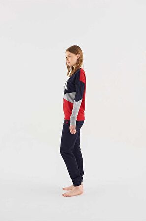 U.s Polo Assn 16816 Kadın Uzun Kollu Pijama Takımı