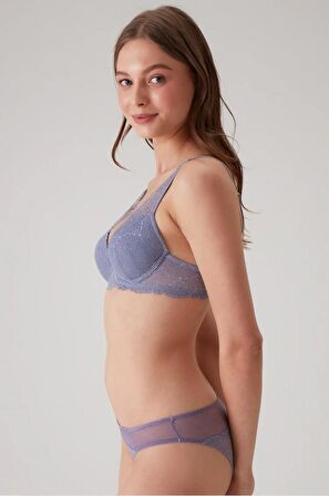 Pierre Cardin 4821 Biella Soft Push Up Dolgulu Çiçekli Bralet Sütyen Takımı