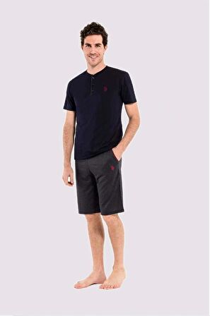 U.s Polo Assn. 12005 Erkek Kısa Kollu Pijama ve Şort