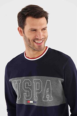 U.s Polo Assn 18616 Erkek Antrasit Melanj Pijama Takım