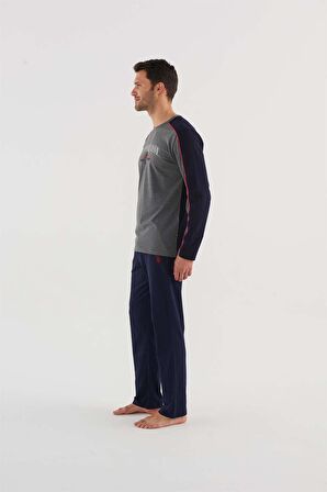 U.s Polo Assn 18620 Erkek Yuvarlak Yaka Pijama Takım