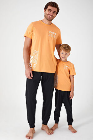 Roly Poly 3041 Venice Beach Erkek Çocuk Kısa Kol Pijama Takım