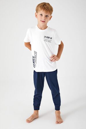 Roly Poly 3041 Venice Beach Erkek Çocuk Kısa Kol Pijama Takım