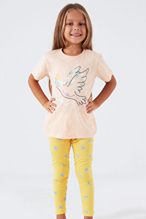 Roly Poly 3075 Bird Smile Kız Çocuk Tayt Takım