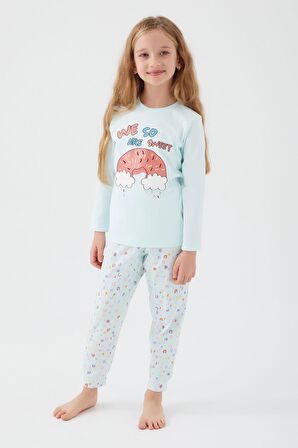 Roly Poly 3098 We So Sweet Melanj Kız Çocuk Pijama Takım