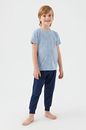 Arnetta 2504 Parrot Erkek Çocuk Kısa Kol Pijama Takım