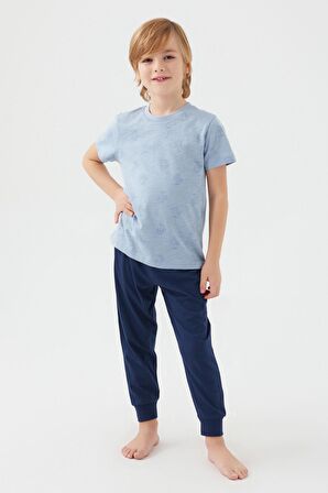 Arnetta 2504 Parrot Erkek Çocuk Kısa Kol Pijama Takım