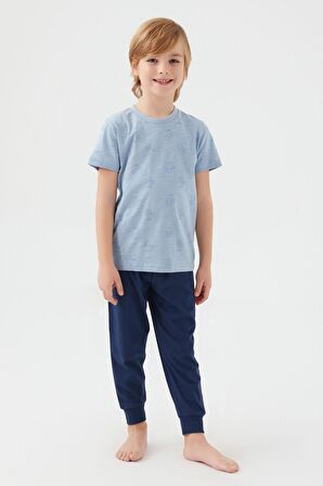 Arnetta 2504 Parrot Erkek Çocuk Kısa Kol Pijama Takım